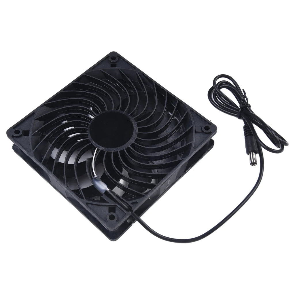 AirSol Duo Ventilation System | Solar-powered Dual Exhaust Fans | 10W | For Greenhouse, Livestock Barn & Outdoor Applications