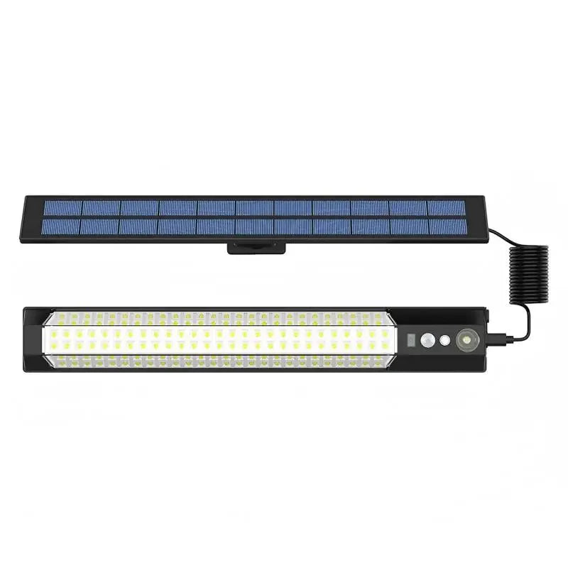 Solario Split Solar Lamp | 158 LEDs | Motion Sensor & Remote Control | 10W Solar Light
