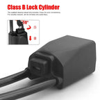 Car Steering Wheel Lock With Seat Belt Socket