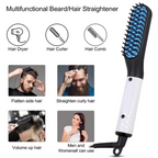 Professional Mini Ceramic Beard Straightening Brush