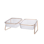 Raised food bowl for cats & small dogs