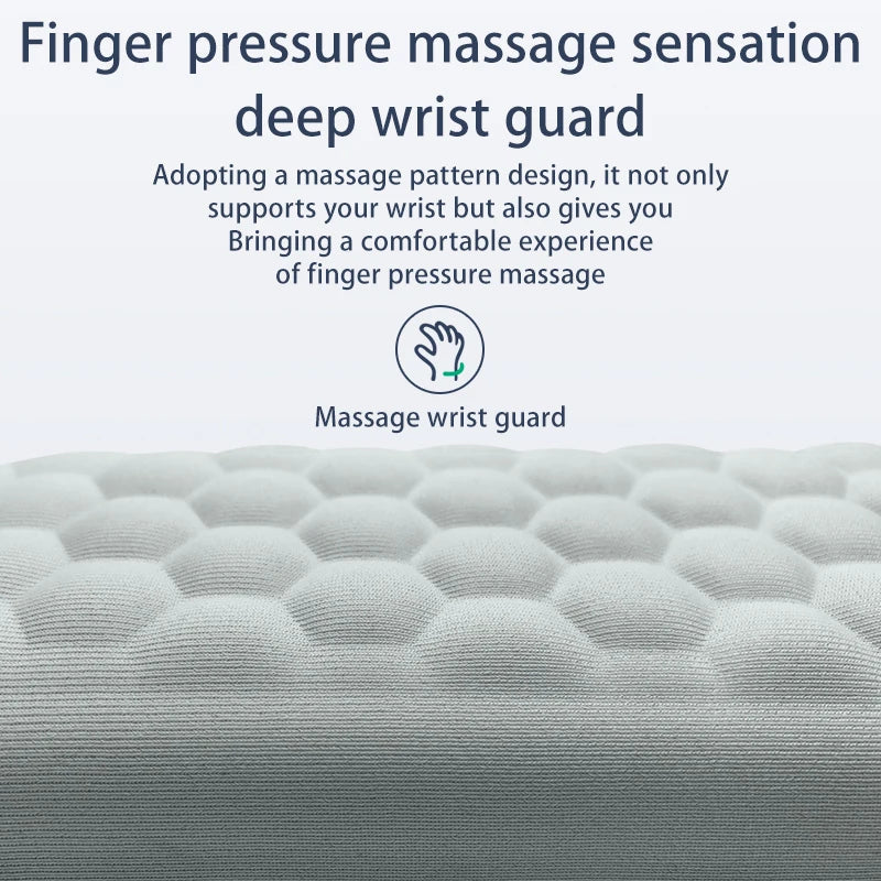 SilentaPad Wrist Rest | Ergonomic Mouse Pad with Memory Foam & Massage Area | For PC, Laptop & Gaming