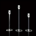 LumenAcry Acrylic Candle Holder Set (3-piece)