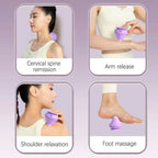 Vibrations Massage Ball FlexiVibe | USB Rechargeable | Heat & Vibration Therapy | Silicone | Portable & Self-Adhesive