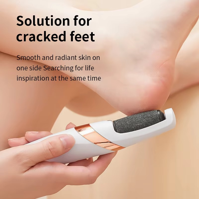 Ultimate Rechargeable Electric Foot Care Kit with Dual Roller Heads