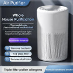 Compact air purifier with HEPA filter - BreezeMini