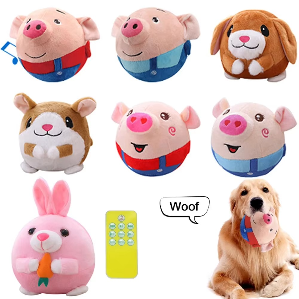 Interactive Music & Vibration Dog Play Ball