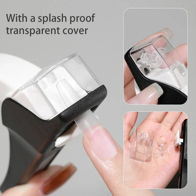 Splash-Proof Transparent Easy-Clean Nail Cutter