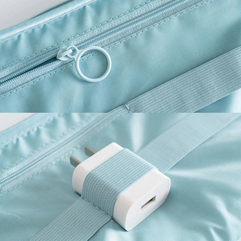 Tech Bag Cable Bag Waterproof | Electronics Organizer for Travel | Compact & Durable | Nylon 23x15cm