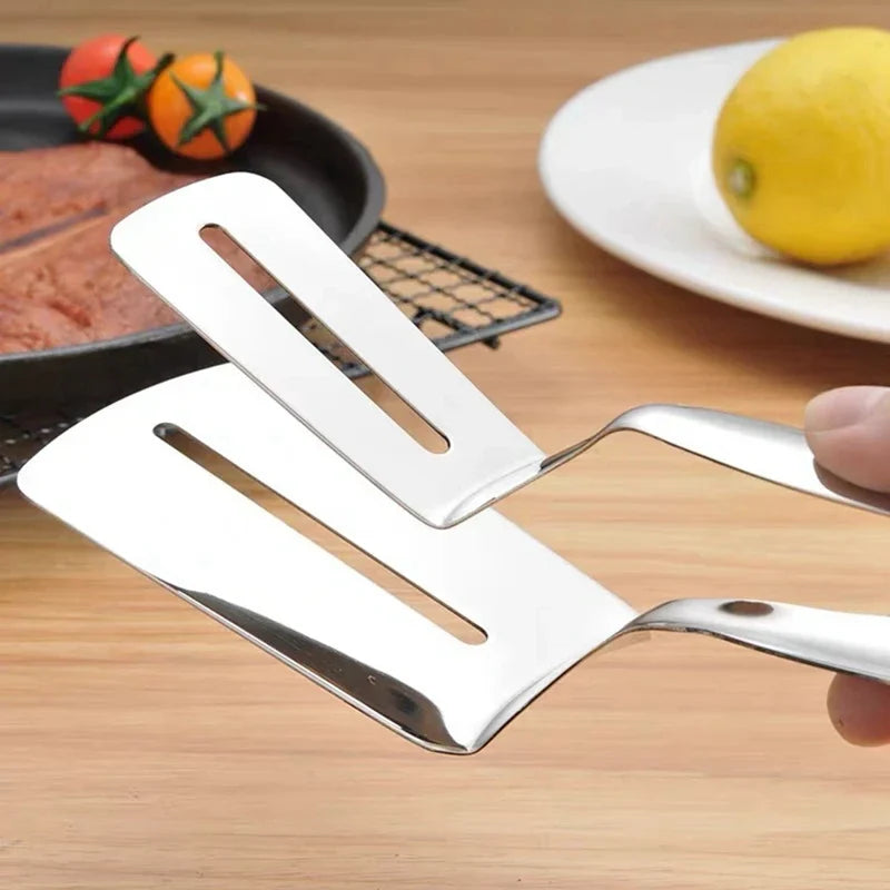 Convenient kitchen tongs easy turning and serving