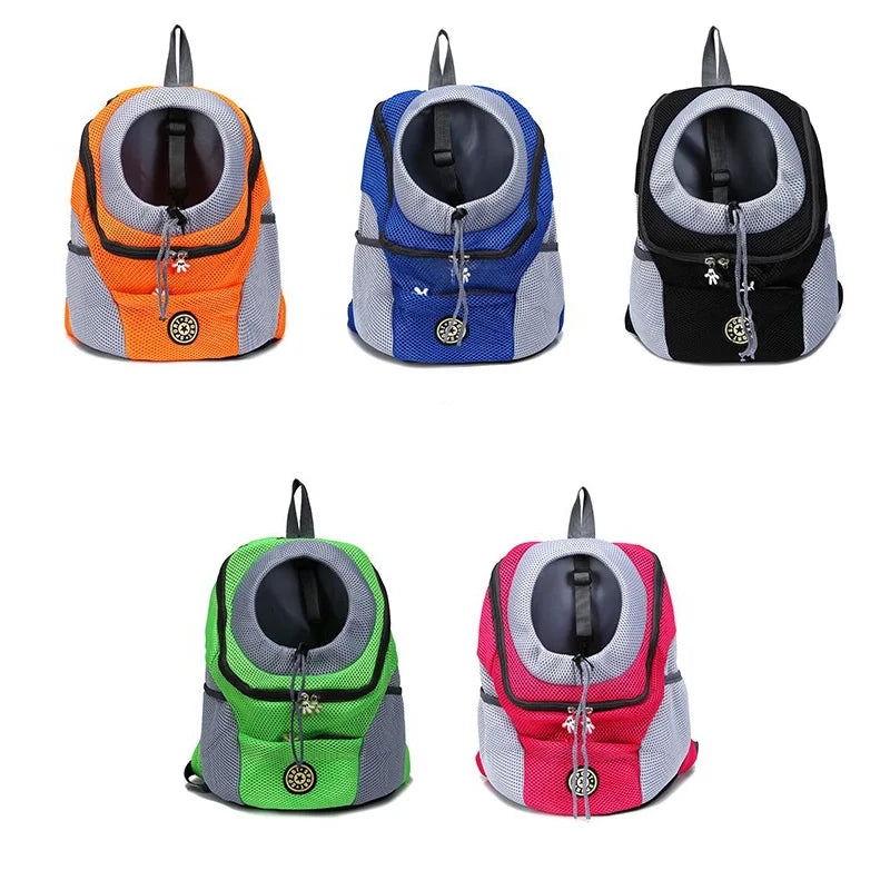 Backpack with Mesh for Pets for Walks and Hikes