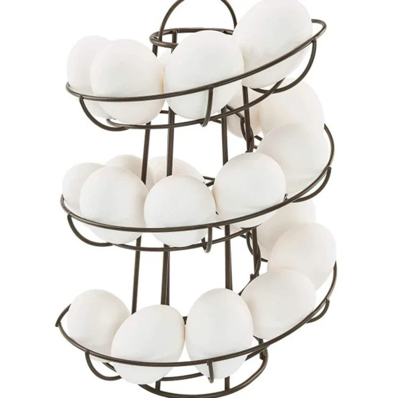 Spiral Rolling Egg Dispenser Rack