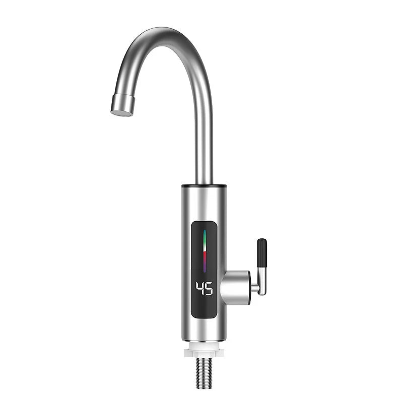 Electric Kitchen Faucet with Flow Heater 3000W Stainless Steel