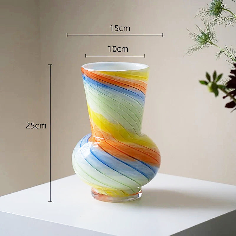 Rainbow Chubby Vase