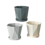 Nordika Planter | Scandinavian Design | Durable Resin | For Plants & Decoration