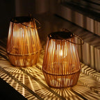 Solar Rattan Lantern