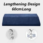 Memory Foam Lumbar Support Cushion - Back Support for Sleeping in Bed, Waist Pillow for Relief of Lower Back Pain