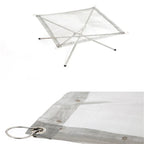 Pyroniq Outdoor Fire Pit | Foldable & Stable | Stainless Steel | For Camping & Garden