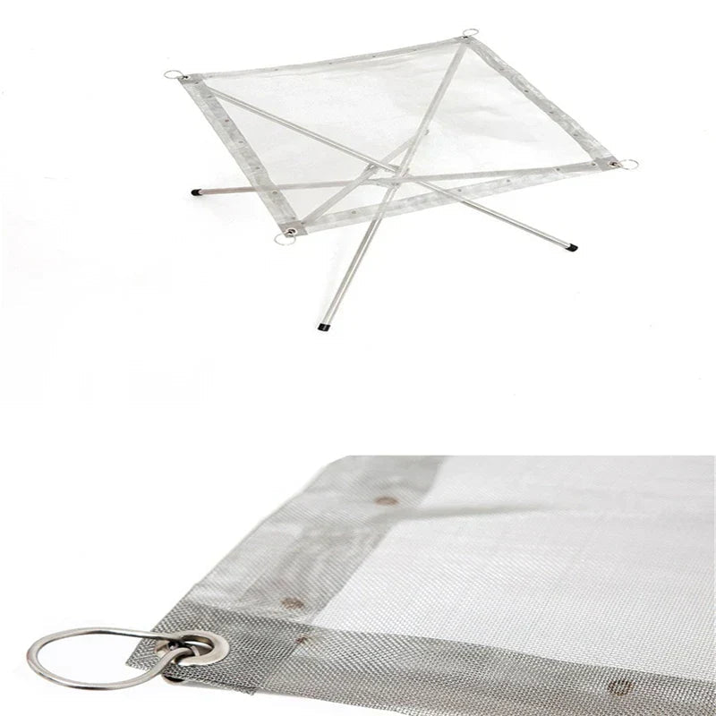 Pyroniq Outdoor Fire Pit | Foldable & Stable | Stainless Steel | For Camping & Garden