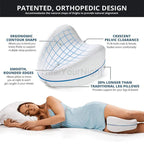 Orthopedic Memory Foam Leg Pillow - ComfortFoam