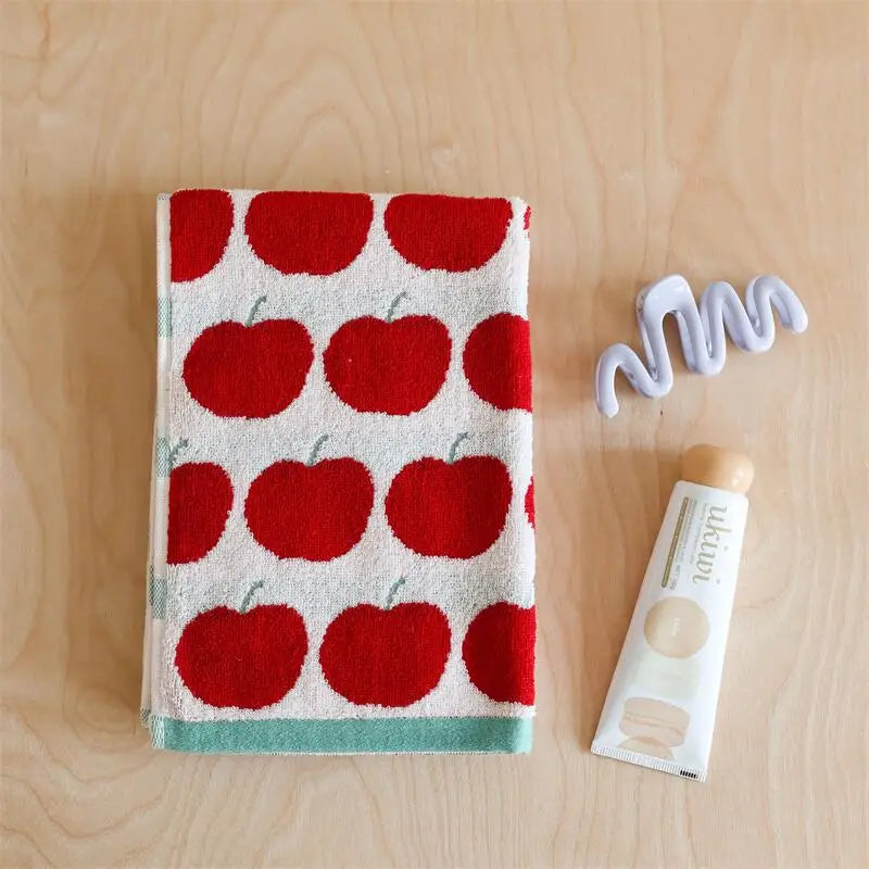 Apples Pattern Cotton Towel