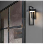 LED Outdoor Wall Light | Waterproof & Vintage Design | 10W | Black Aluminium