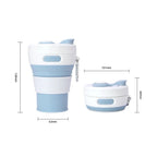 Reusable Portable Sip-and-Go Collapsible Cup