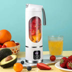 Portable juicer for fresh juices on the go and at home