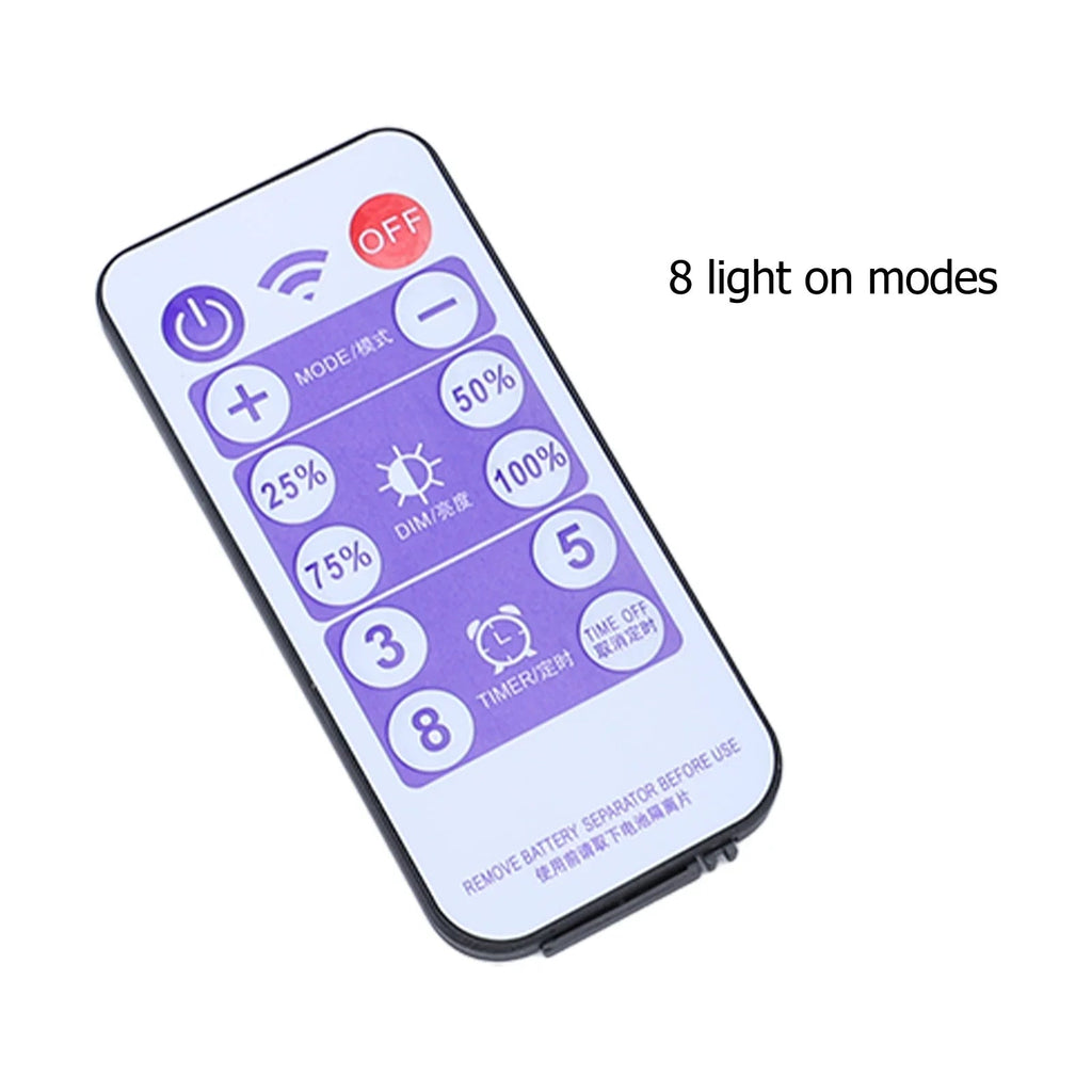 SolviaLux Solar Control Box for Fairy Lights | With Remote Control & 8 Modes | Dimmable & Waterproof IP65