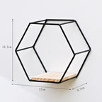 HexaShelf - Stylish Hexagonal Wall Decoration for Your Items