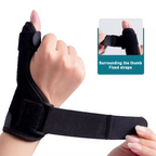 Adjustable Thumb Splint for Right and Left Hand, Dual-Use Support Sleeve for Wrist and Thumb Pain Relief