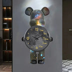Glowing Star Bear LED Wall Clock