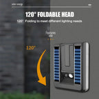 Solayra FoldWall Solar Wall Light | 3 Lighting Modes | 120° Tiltable | With Motion Sensor & Dusk Switch