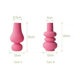 Vivid Pink Ceramic Vase