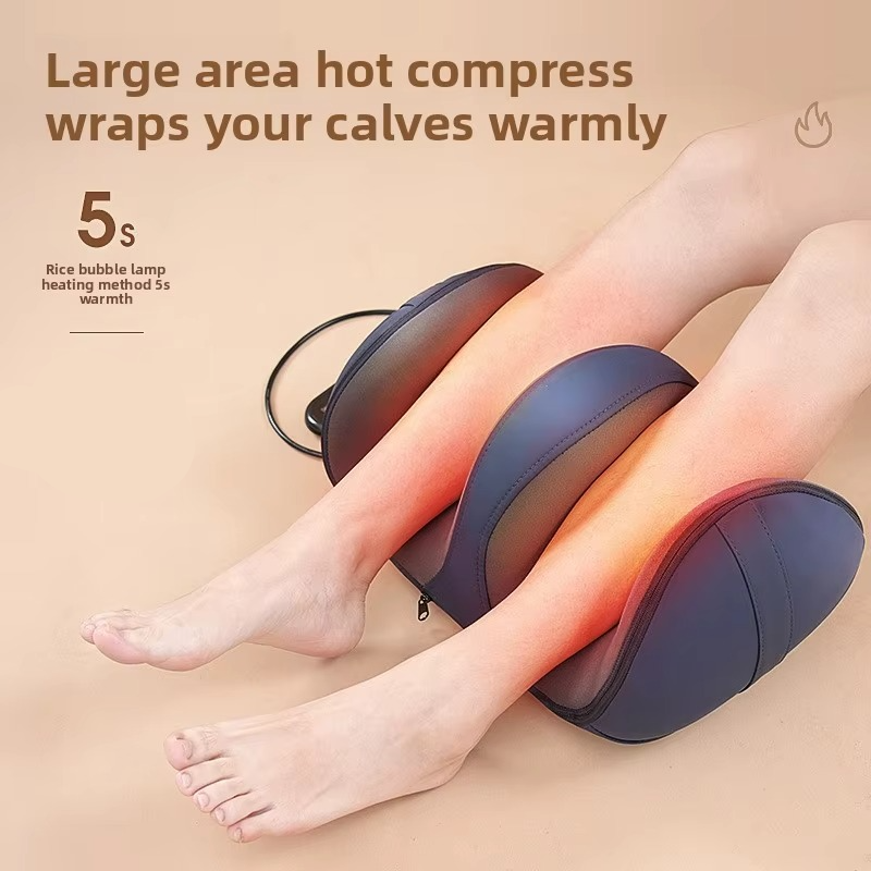 Calf and Foot Massager with 3D Kneading Vibration and Heat Therapy