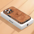 Deer - Luxury Leather iPhone Case with Stylish Design and Shockproof Protection