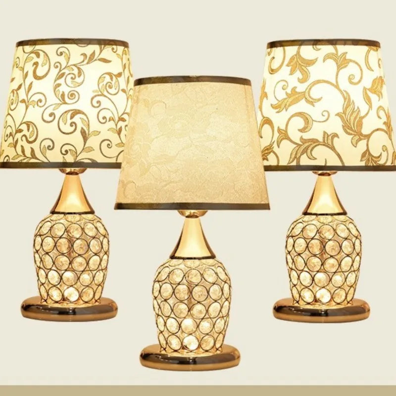 Stylish Lamp with Delicate Crystal Shine