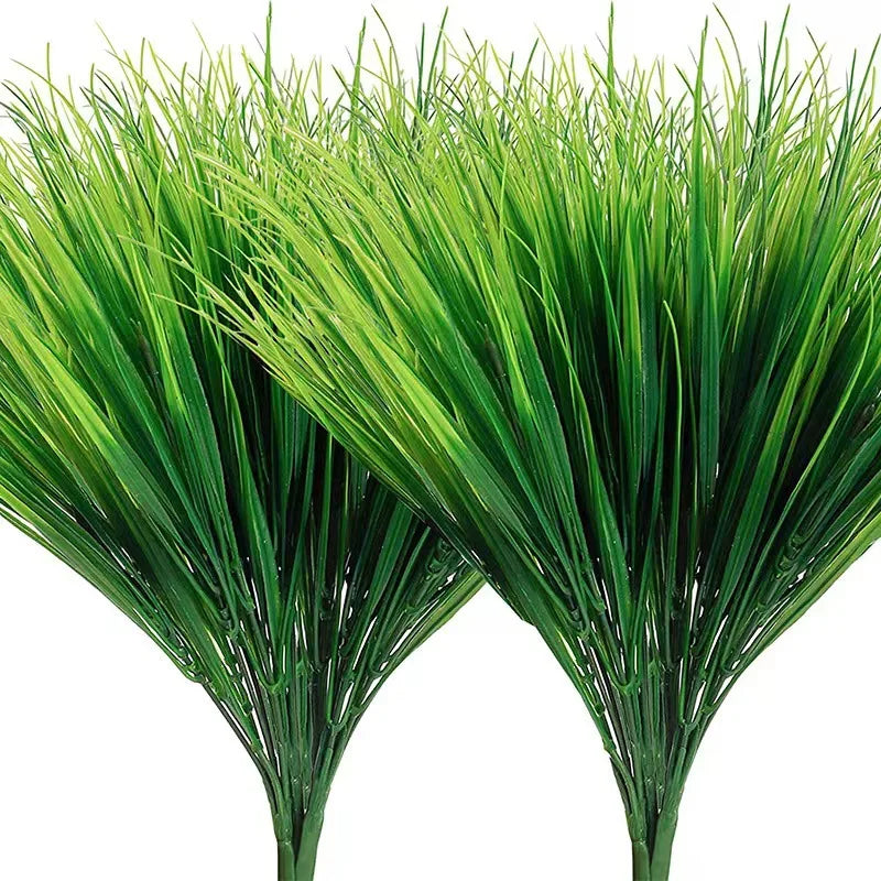 Artificial Wheat Grass Plant Made of Plastic – Decorative Grass for Garden, Home and Outdoor Area