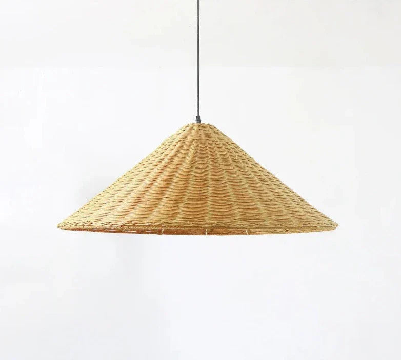 Scandinavian LED Pendant Lamp Made of Bamboo