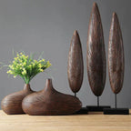 ClayAura Sahara Sculptured Vase | Handmade | Modern Decor for Home | Elegant Design