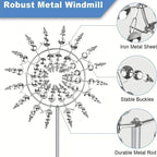 Windmill Spinner | Unique wind-powered garden decor made of metal