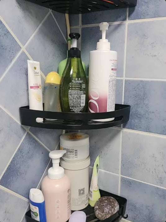 AQUAFIX Self-Adhesive Shower Organizer – Strongly adhesive, drill-free & waterproof