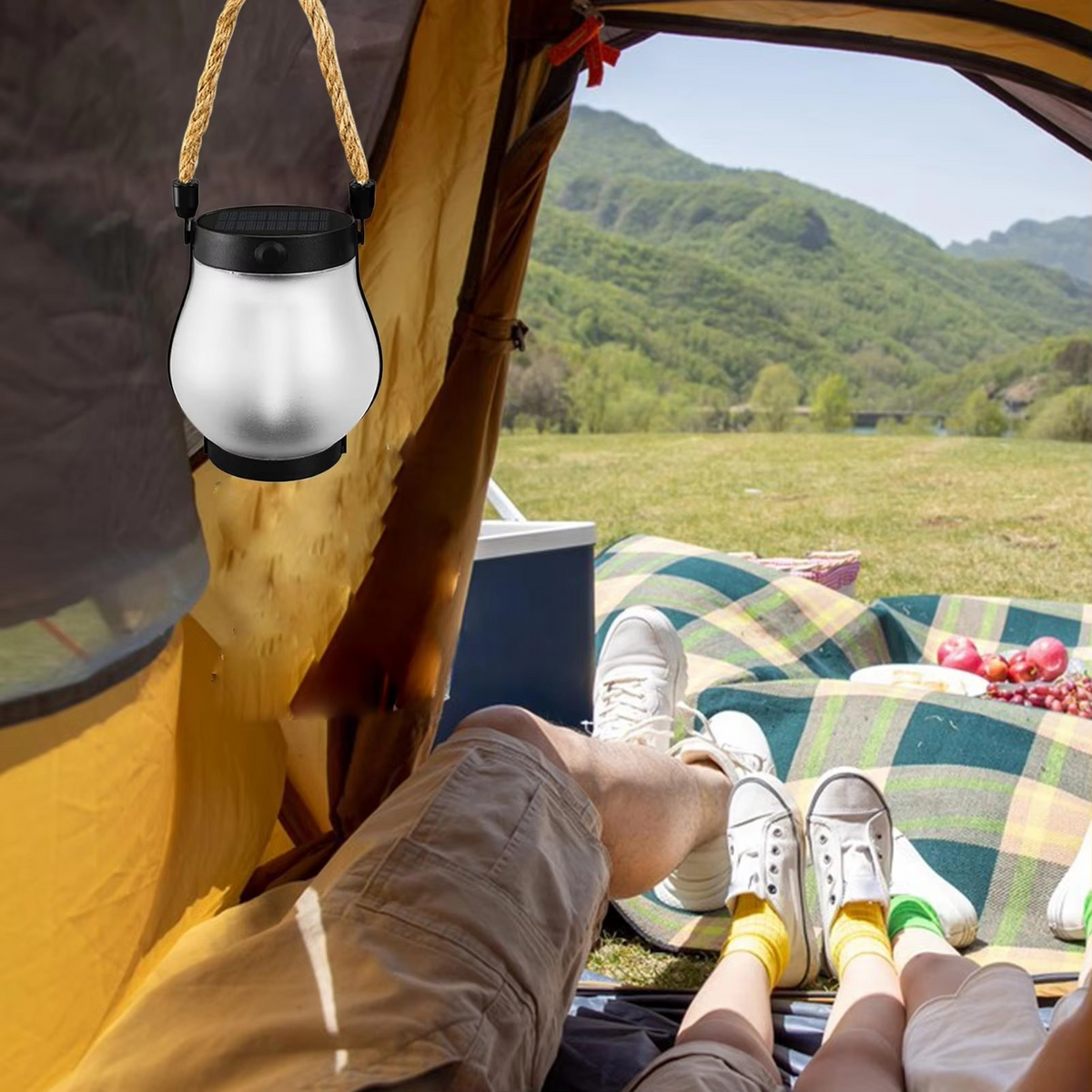 Outdoor Weatherproof Solar Flame Lamps
