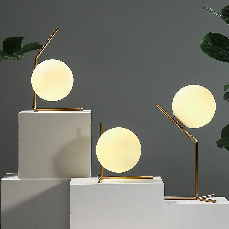 Elegant Glass Lamp with Subtle Glow