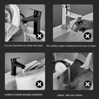 Spray water protected mechanical universal swivel arm faucet