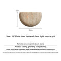 Wabi-Sabi Stone Retro Wall Lamp Living Room Hallway Bedroom