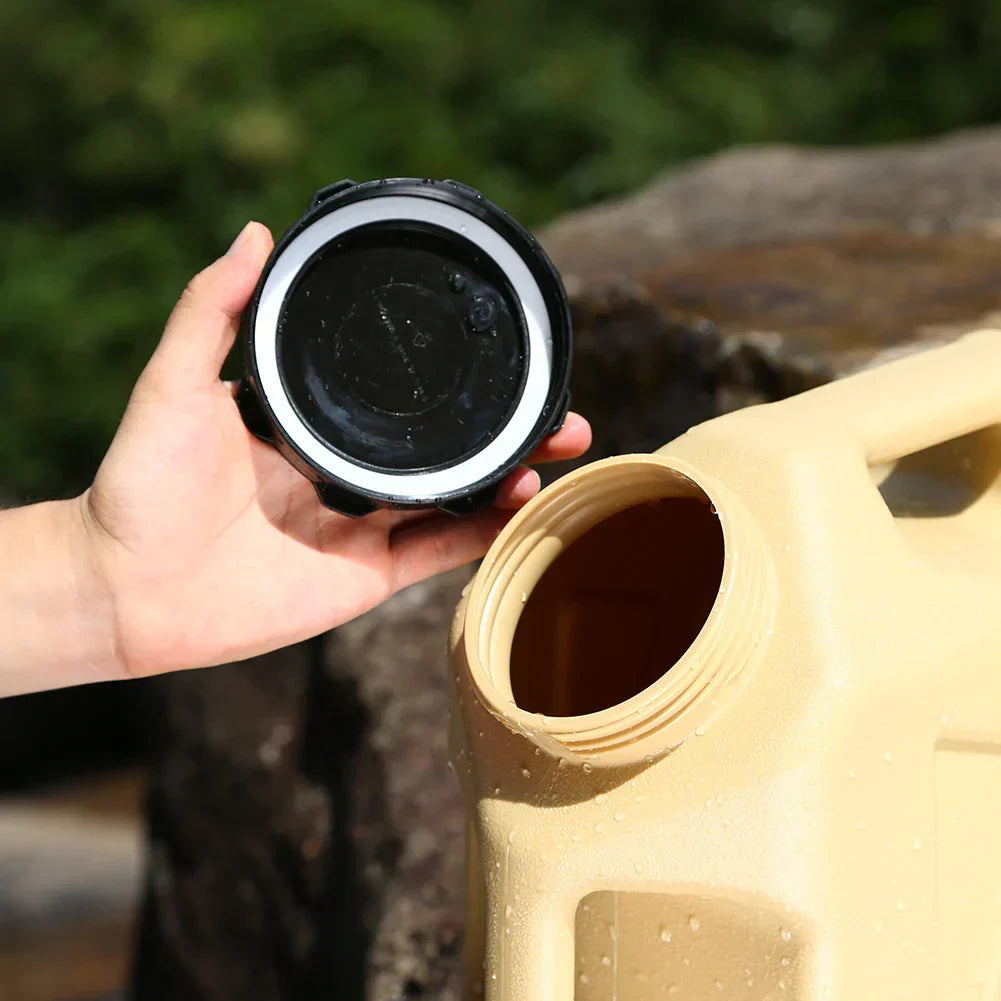 Portable 12L water container with tap – Sturdy canister for outdoor and camping