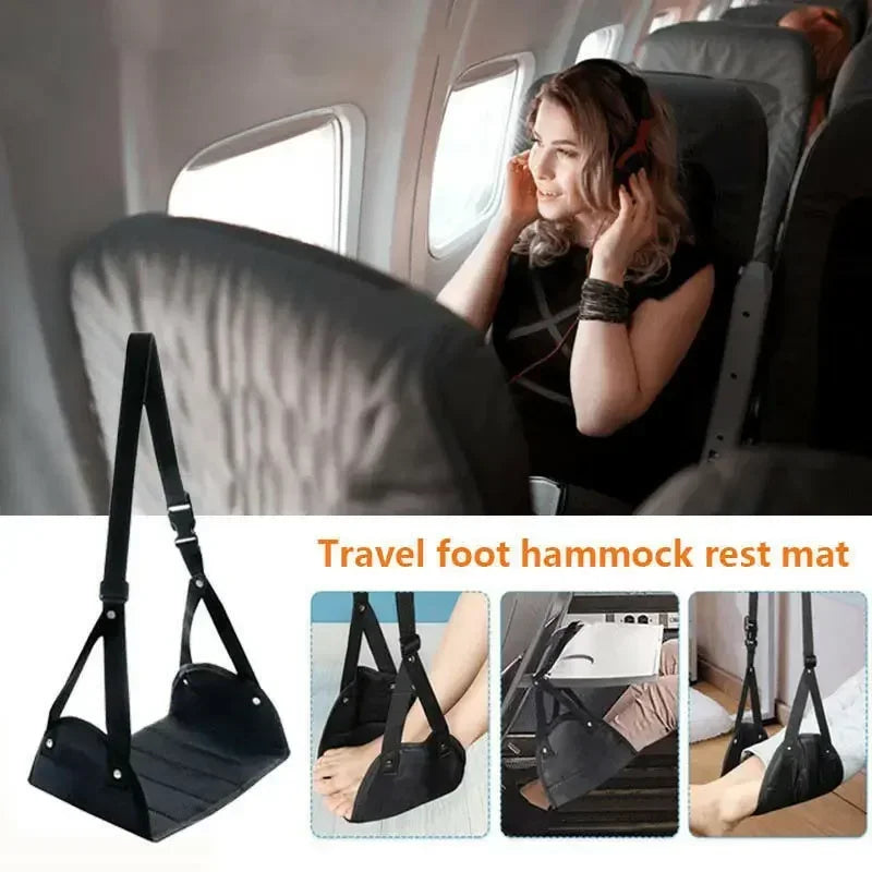 Legino TravelRest | Portable Foot Hammock | Memory Foam | Compact and Lightweight