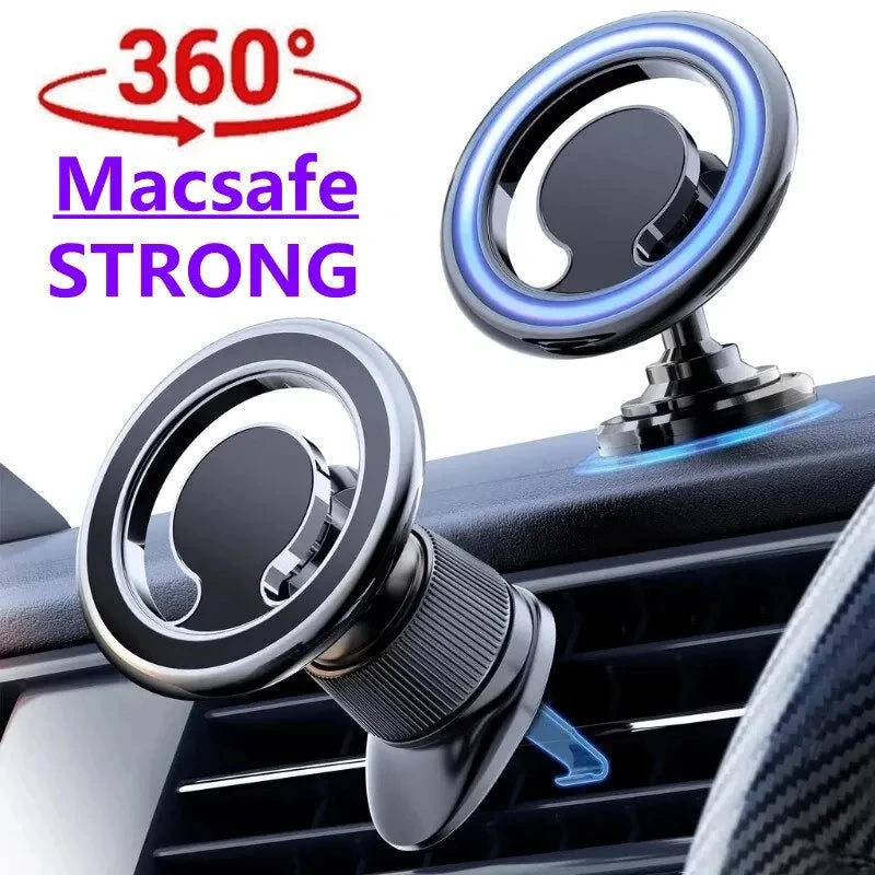 MagnoGrip AutoMount Magnetic Phone Holder for Car | 360° Rotatable | Strong Hold for iPhone, Samsung & Co.