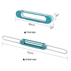 3in1 Space Saver Wall Hanging Slipper Hanger